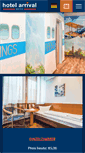 Mobile Screenshot of hotel-arrival.de